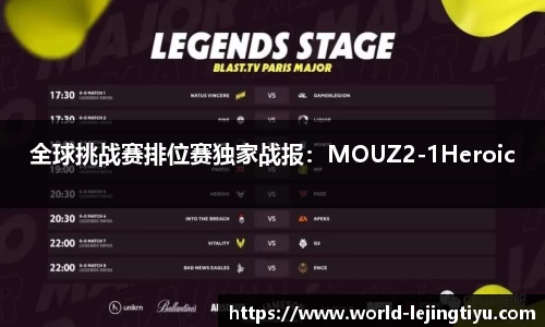 全球挑战赛排位赛独家战报：MOUZ2-1Heroic